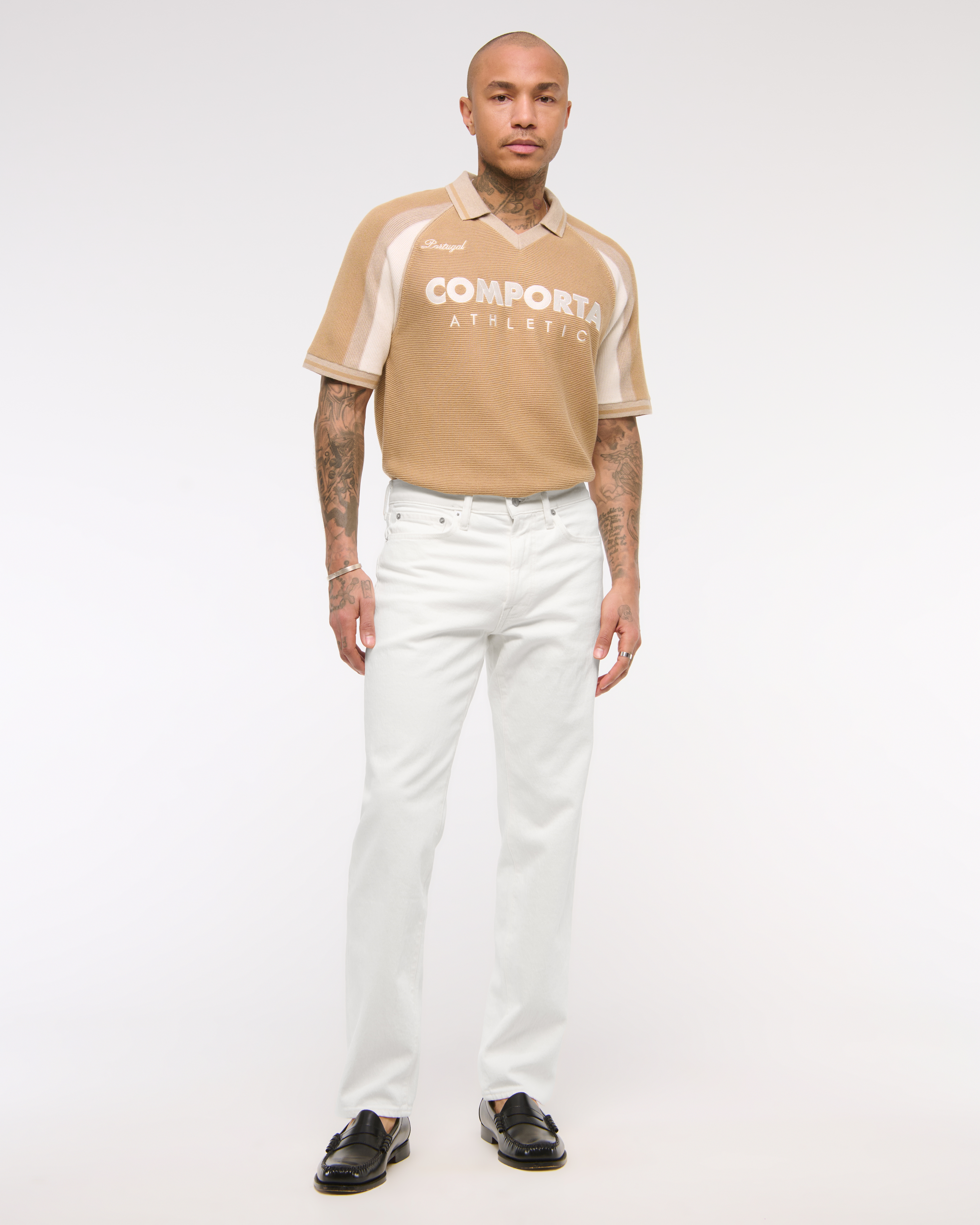 Abercrombie & Fitch 90s Straight Jean In Gold