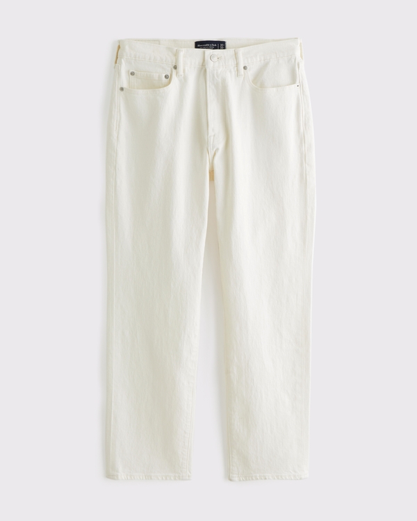 Athletic Straight Jean, White view 1