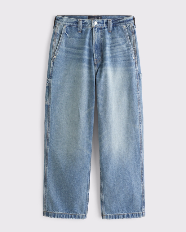 Baggy Workwear Jean, Medium Wash view 1