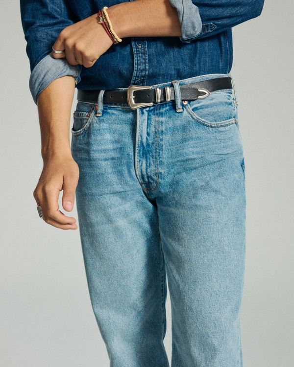 Relaxed Straight Jean, Medium Wash view 2