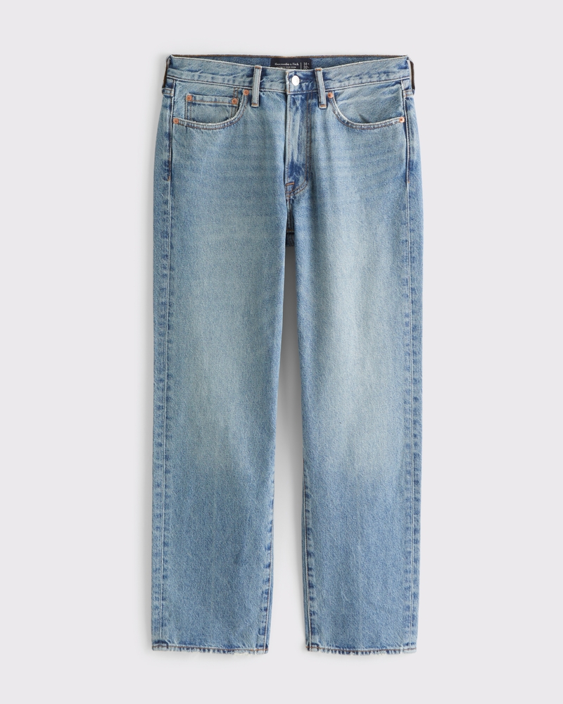 Men's Relaxed Straight Jean | Men's Bottoms | Abercrombie.com