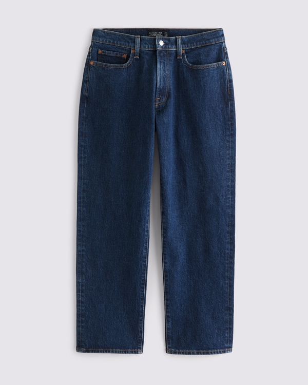 Athletic Relaxed Straight Jean, Rinse view 1