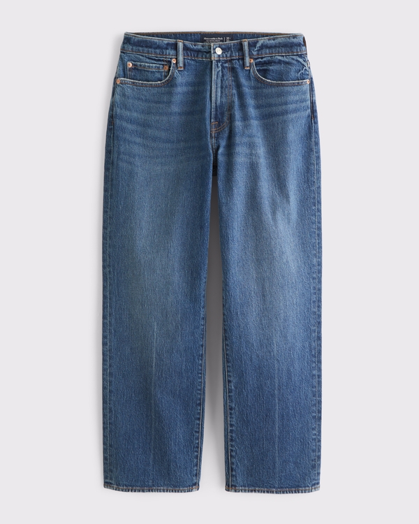 Athletic Relaxed Straight Jean, Dark Wash view 1