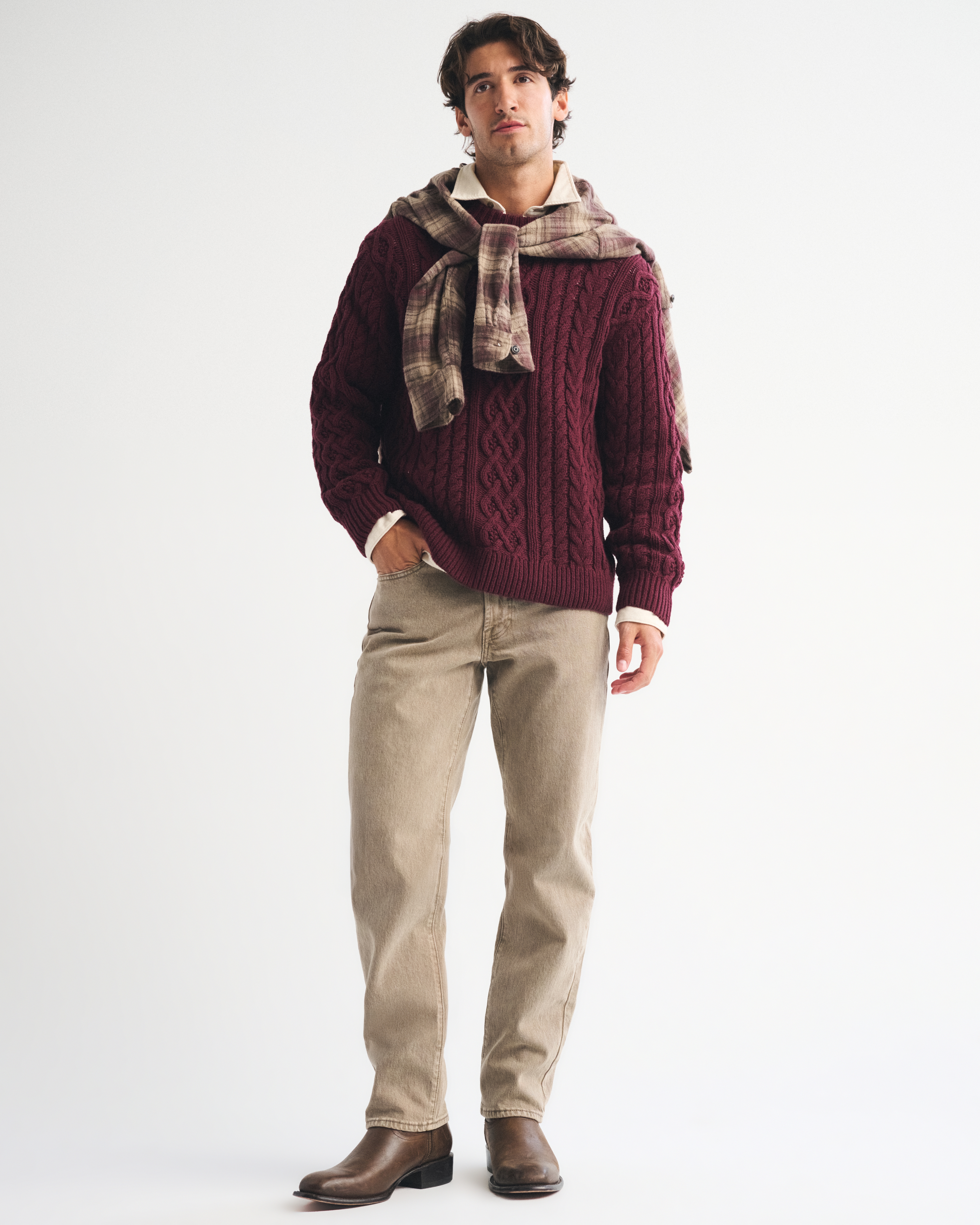 Abercrombie & Fitch 90s Straight Jean In Neutral