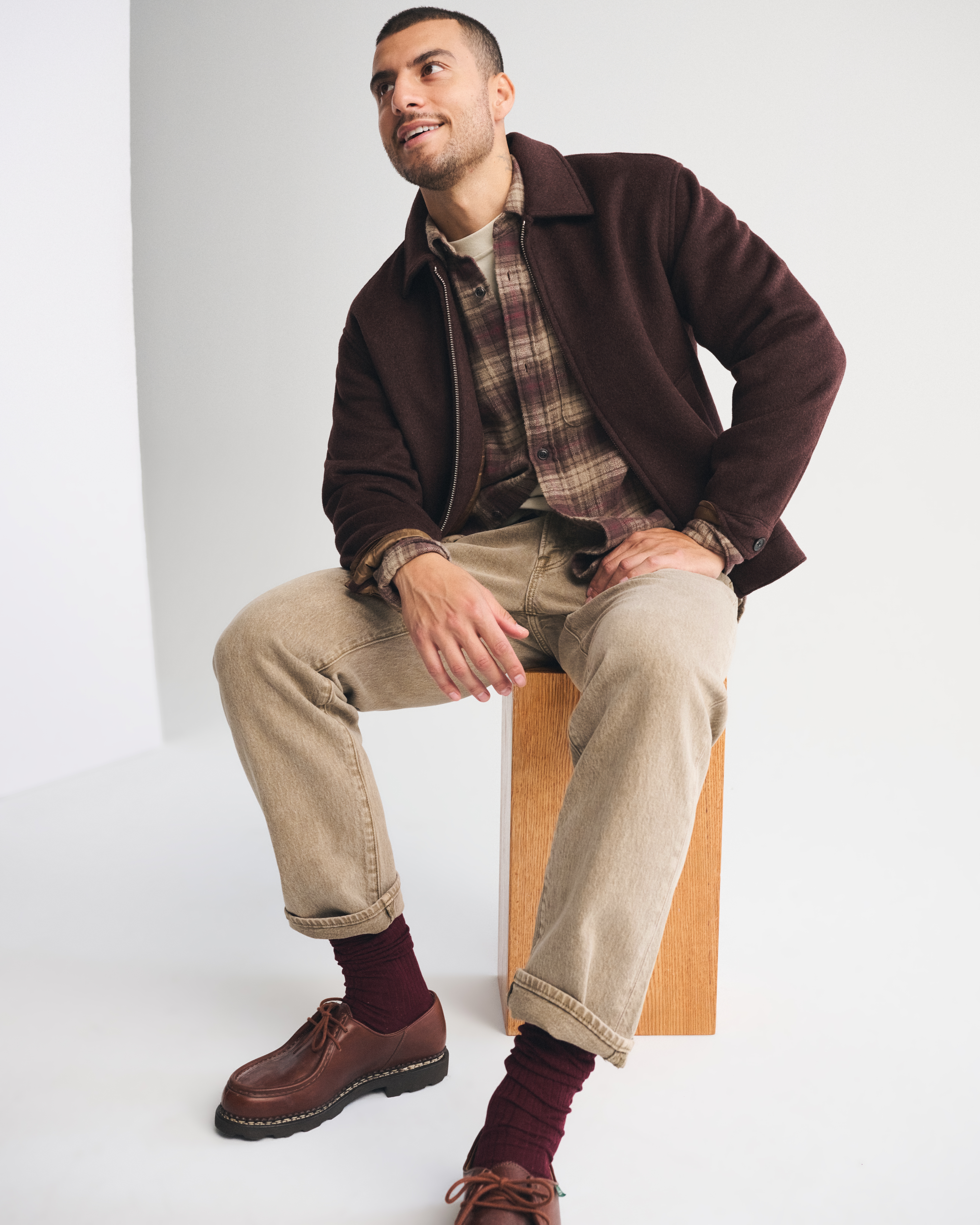 Abercrombie & Fitch 90s Straight Jean In Neutral