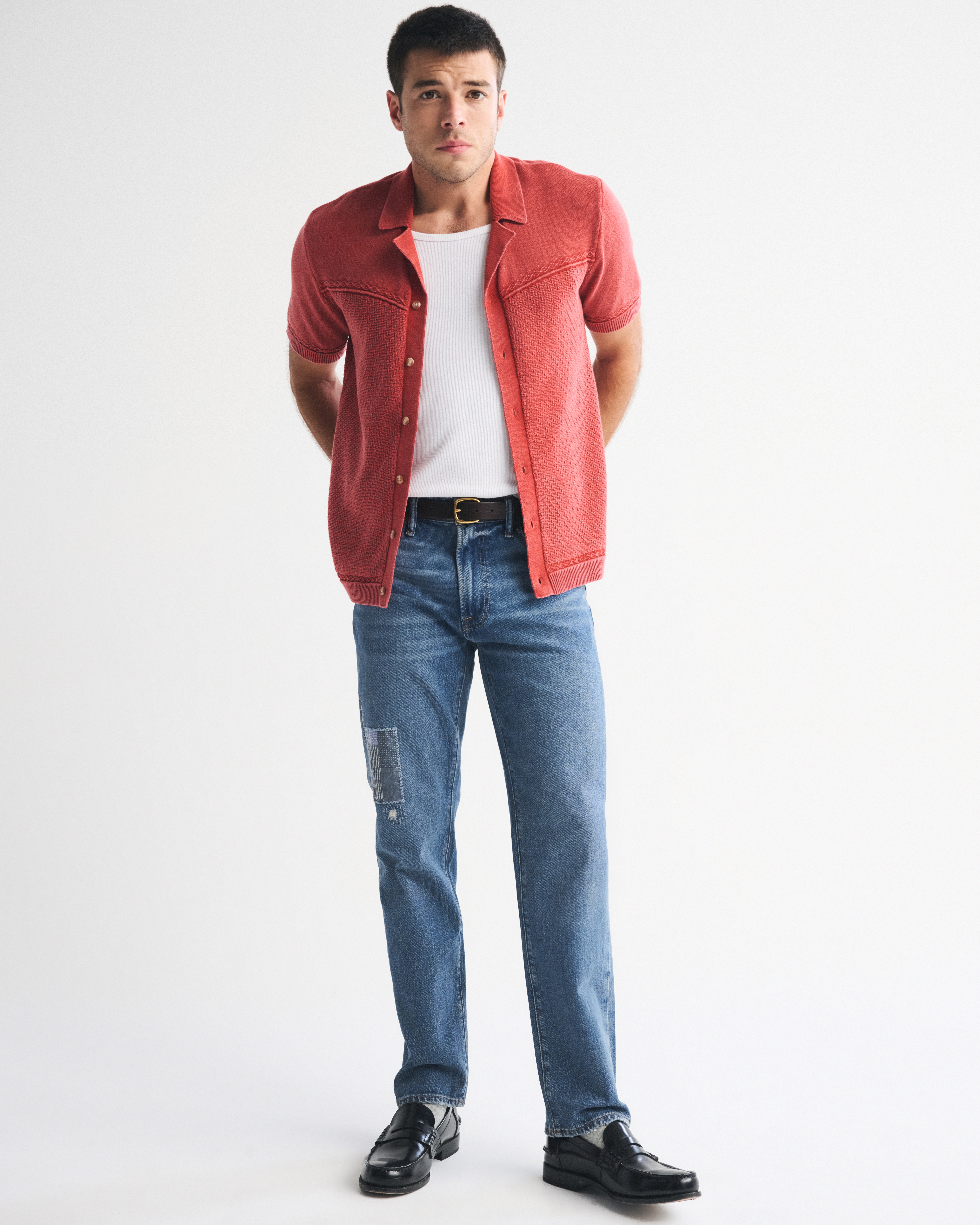 Abercrombie & Fitch 90s Straight Jean In Blue