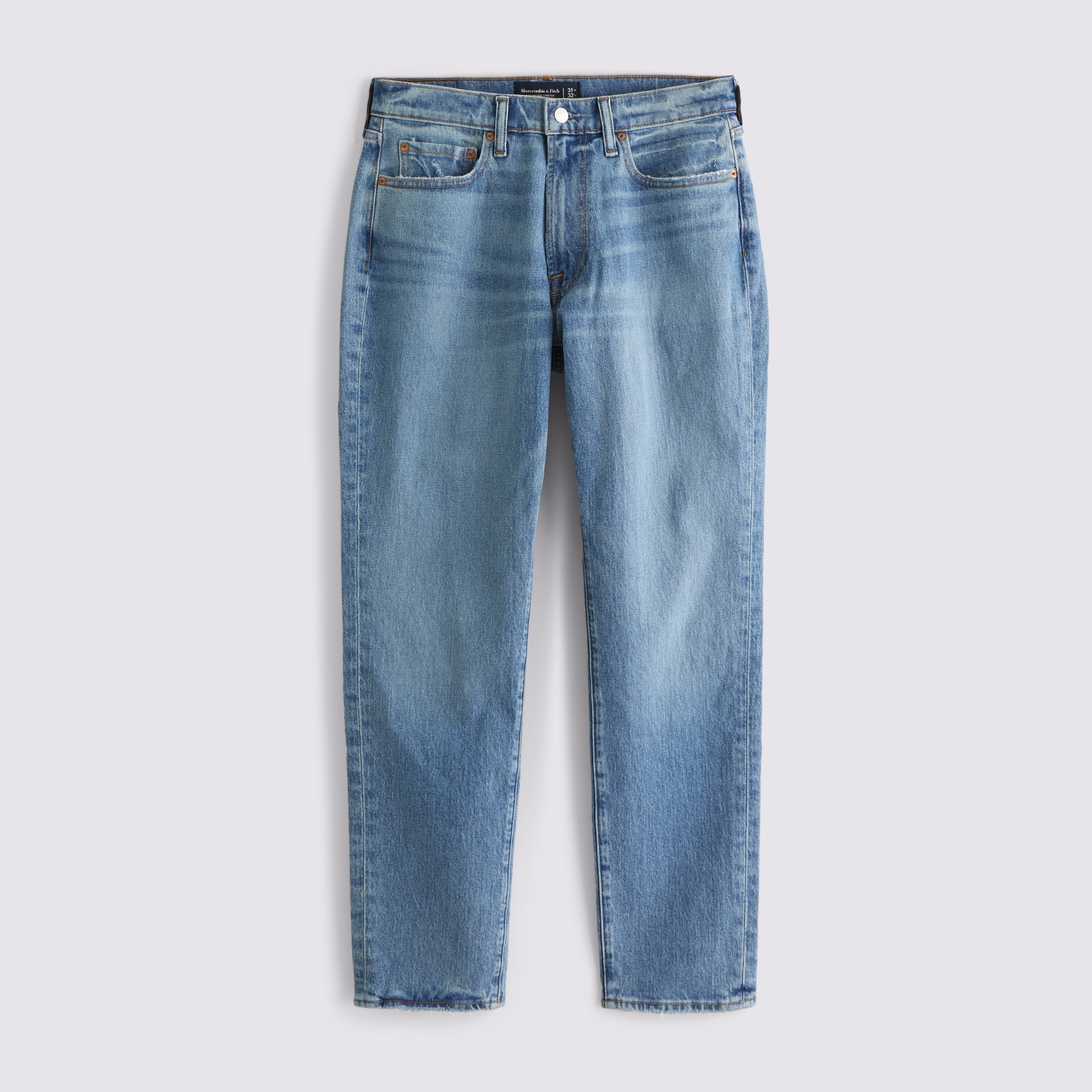 Abercrombie & Fitch Athletic Slim Jean In Blue