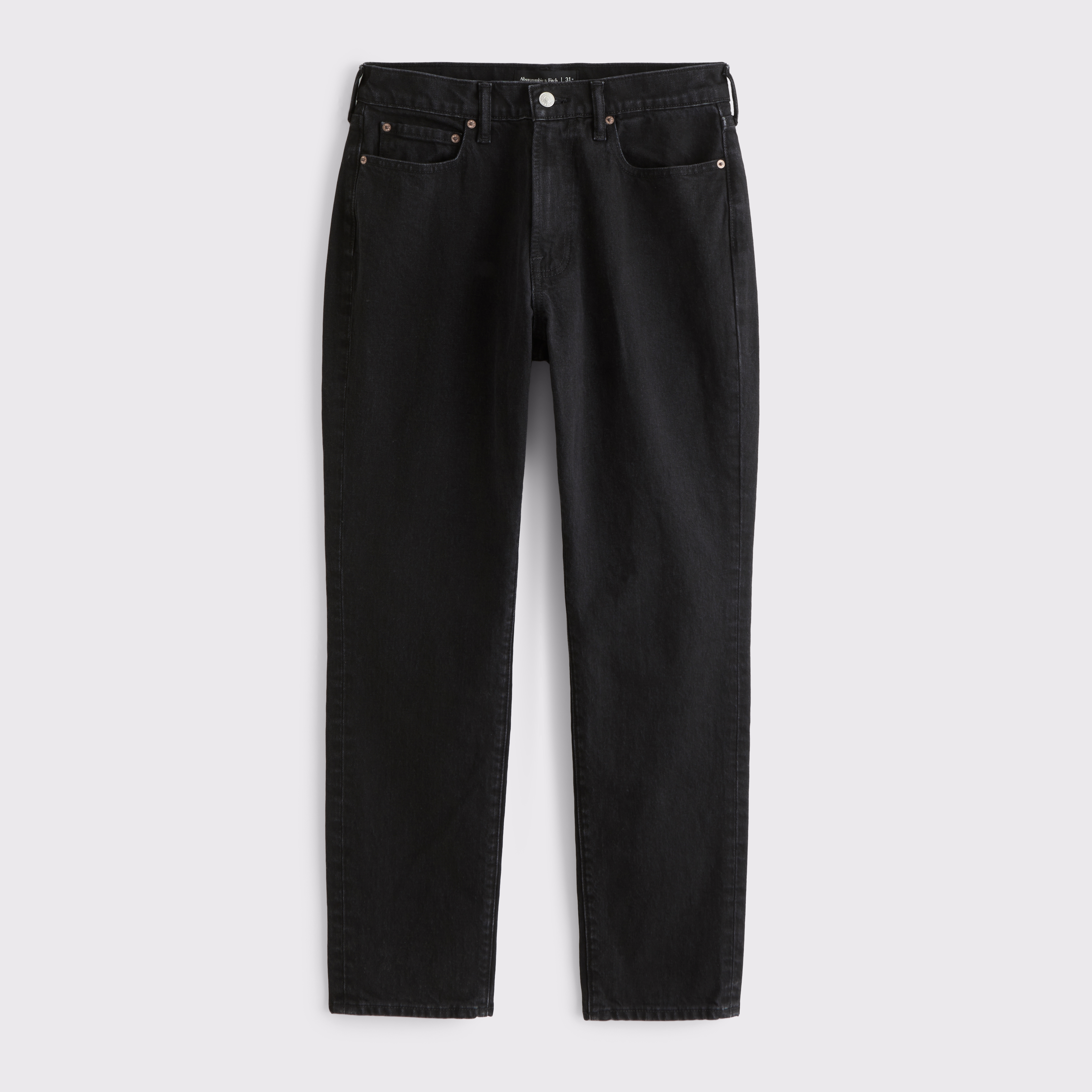 Abercrombie & Fitch Athletic Slim Jean In Black