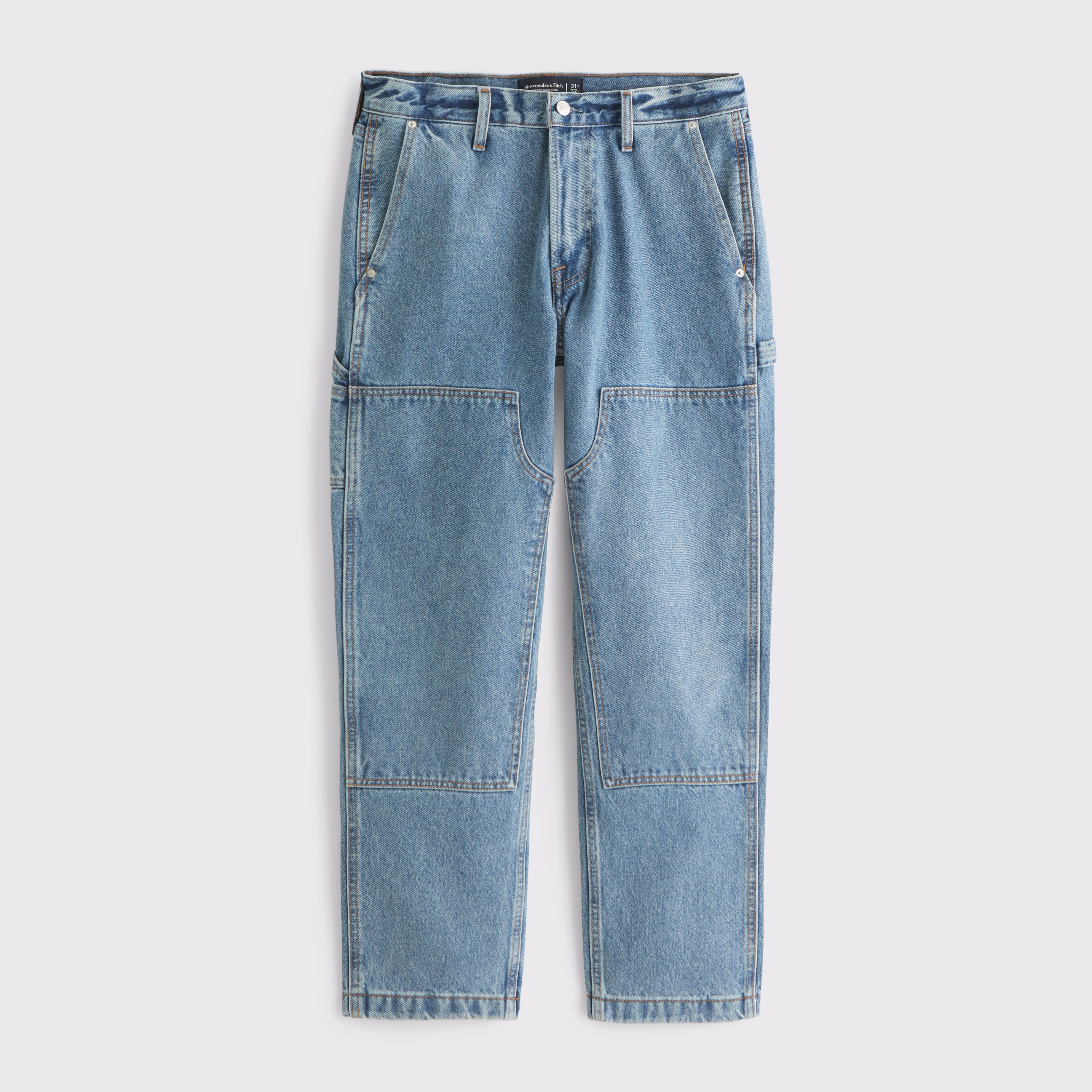 Abercrombie & Fitch Loose Jean In Blue