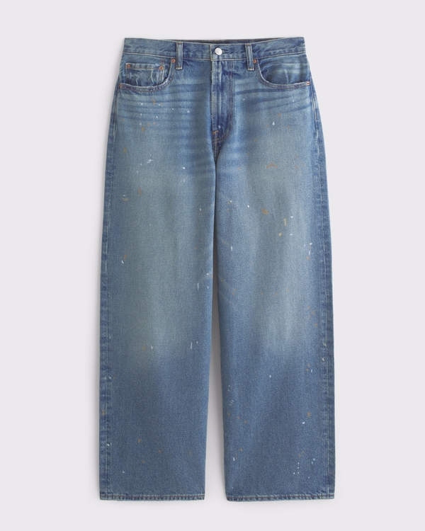 Ultra Baggy Jean, Medium Paint Splatter view 1