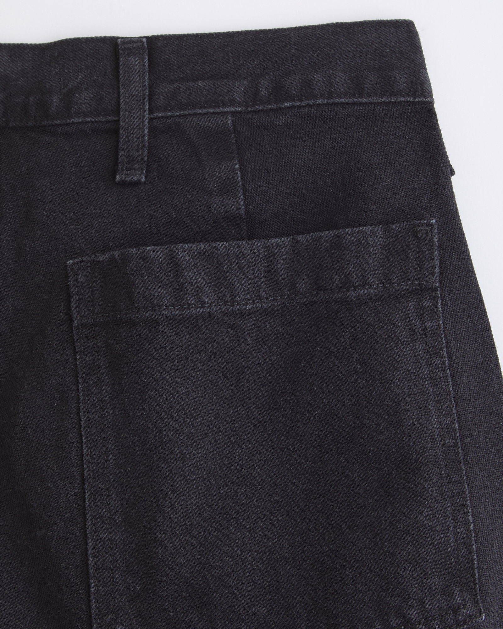 Relaxed Straight Denim Trouser