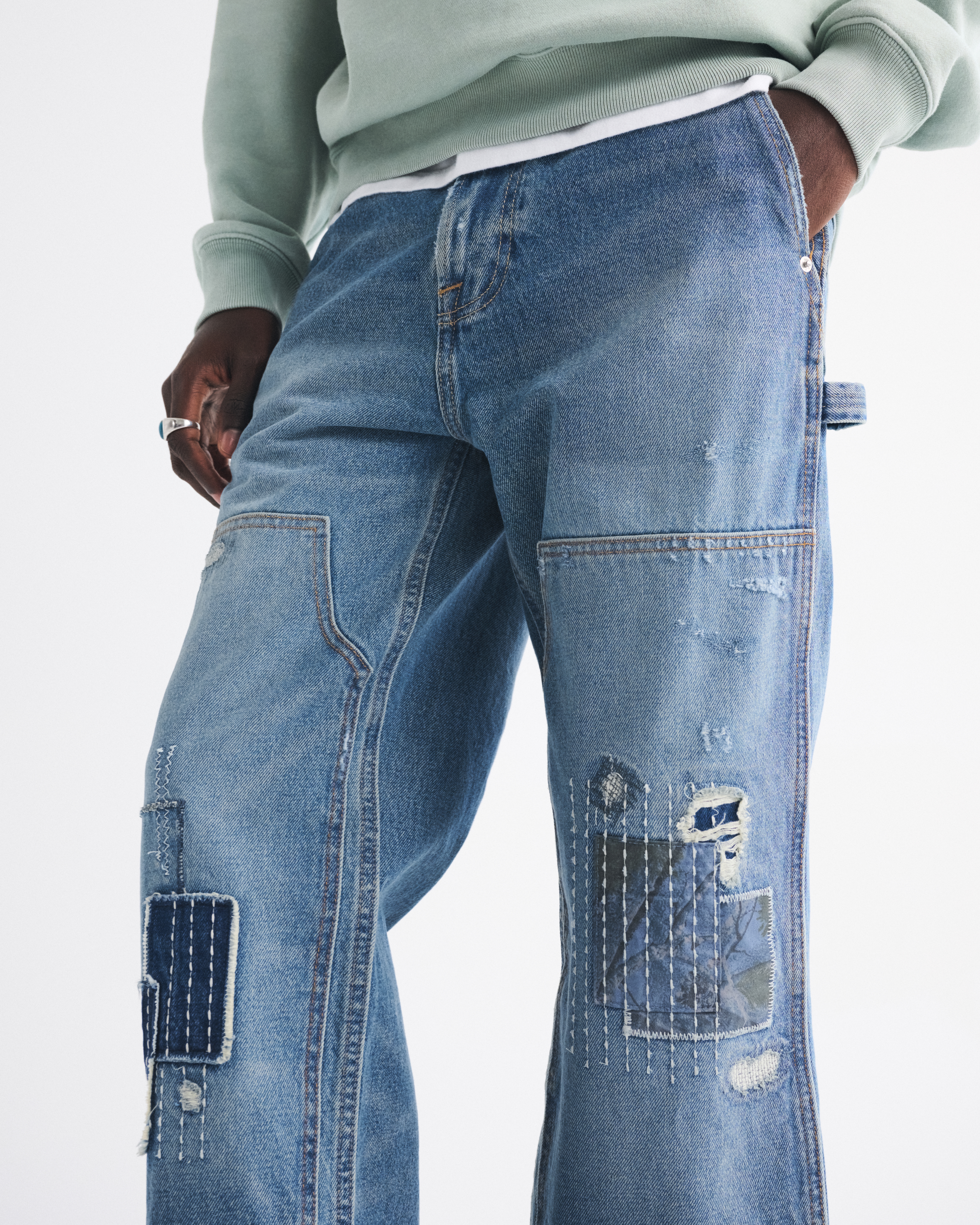 Loose Denim Trouser
