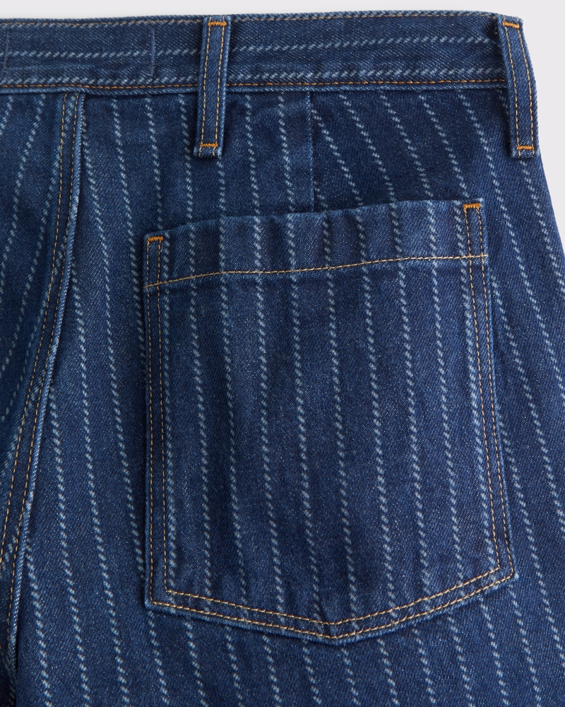 Relaxed Straight Denim Trouser