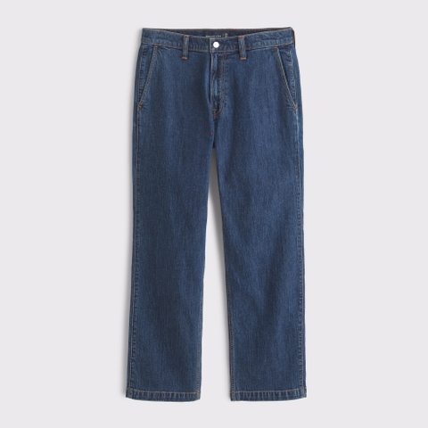 Мужские джинсы Abercrombie & Fitch Linen-Blend Relaxed Straight Jean