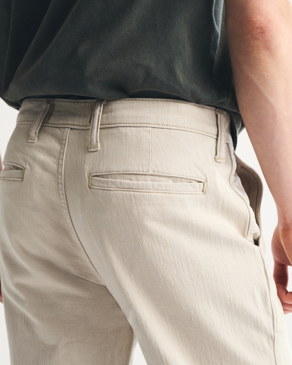 Linen-Blend Relaxed Straight Jean