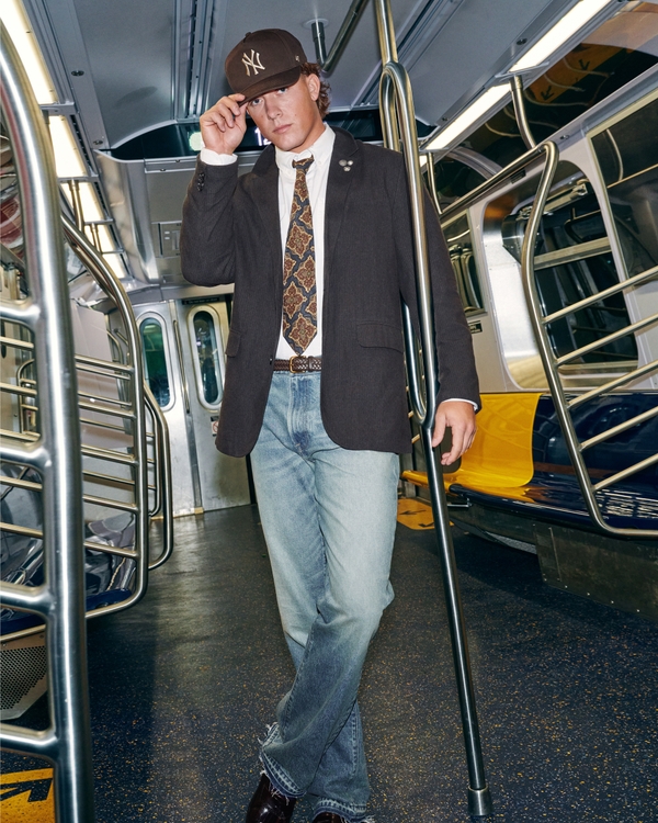 Relaxed Straight Jean, Light Medium Wash view 1