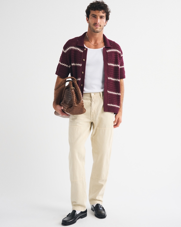 Relaxed Workwear Jean, Pale Khaki view 1