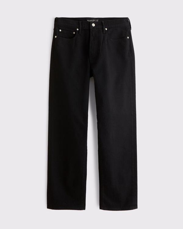 Relaxed Straight Jean, Black view 1