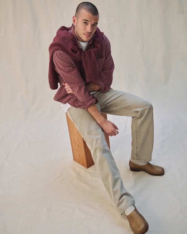 Relaxed Straight Jean, Light Gray Brown Wash view 2