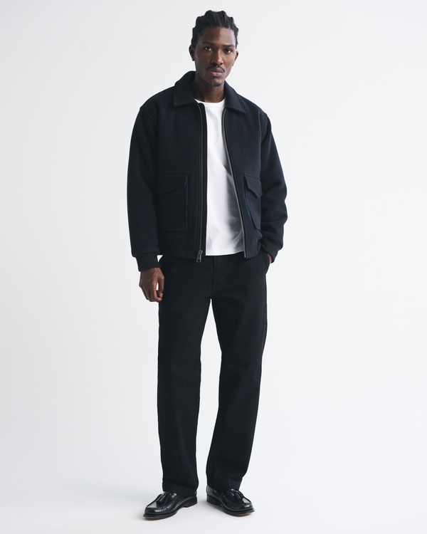 Denim Trouser, Black view 1