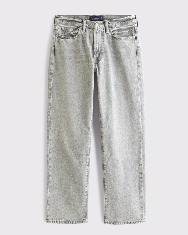 Relaxed Straight Jean, Light Gray Wash view 1