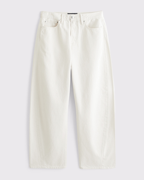 Barrel Jean, Cream view 1
