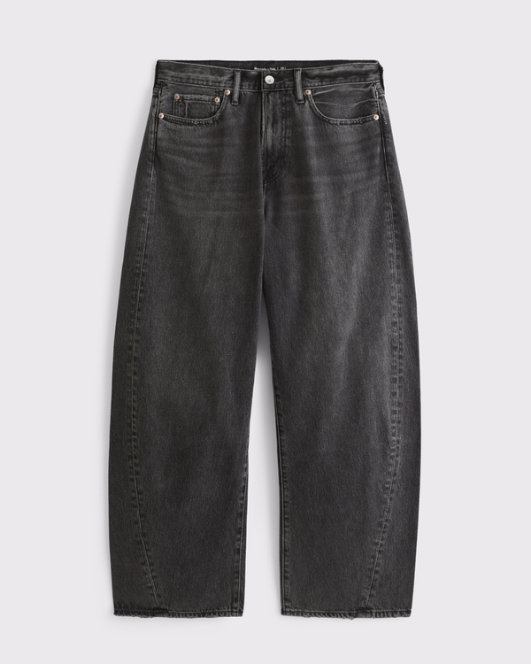 Barrel Jean, Black view 1
