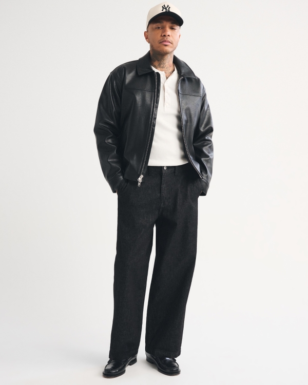 Baggy Trouser Jean, Black view 1