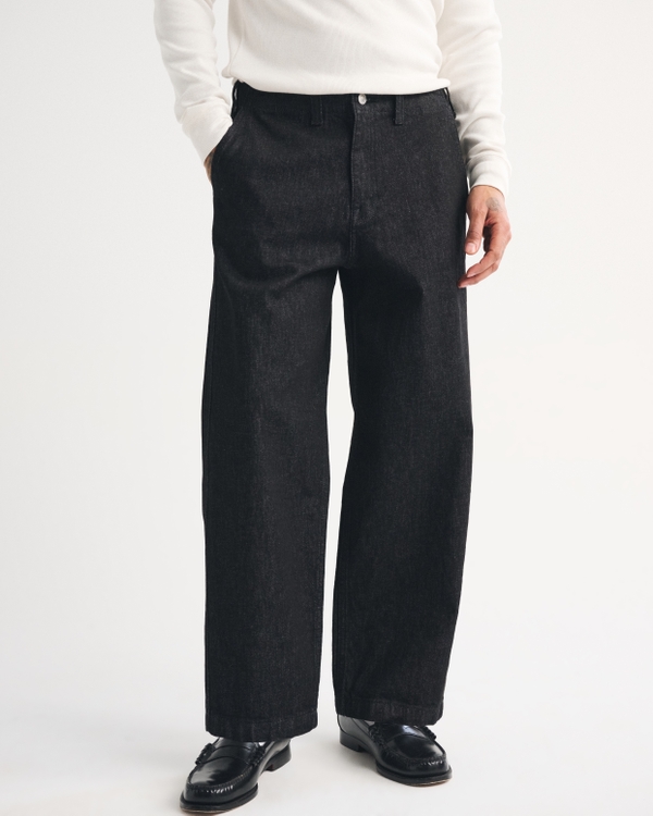 Baggy Trouser Jean, Black view 2