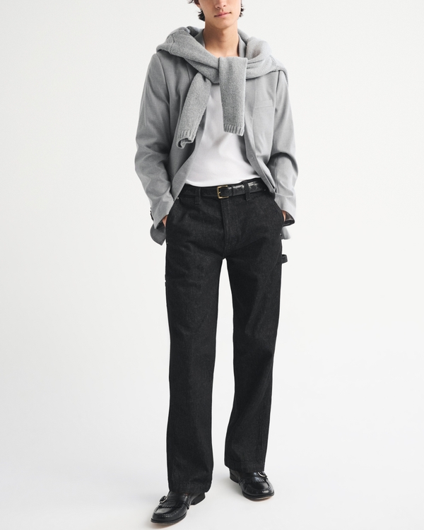 Loose Workwear Jean, Black view 1