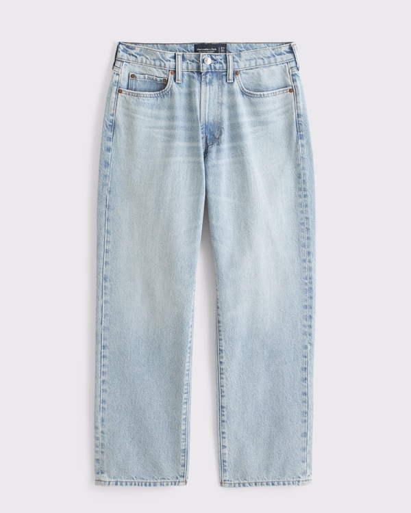 Relaxed Straight Jean, Light Wash view 1