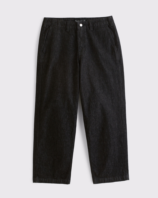 Denim Trouser, Black view 1