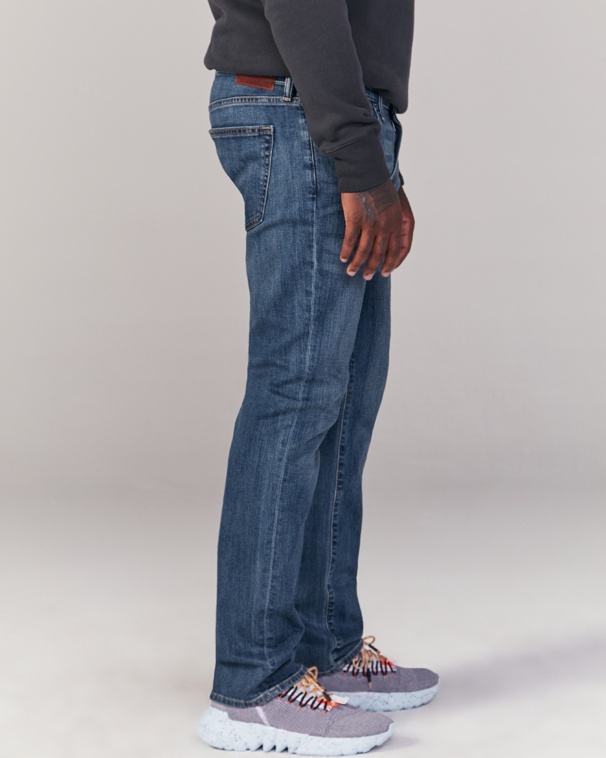 Mens straight jeans store sale