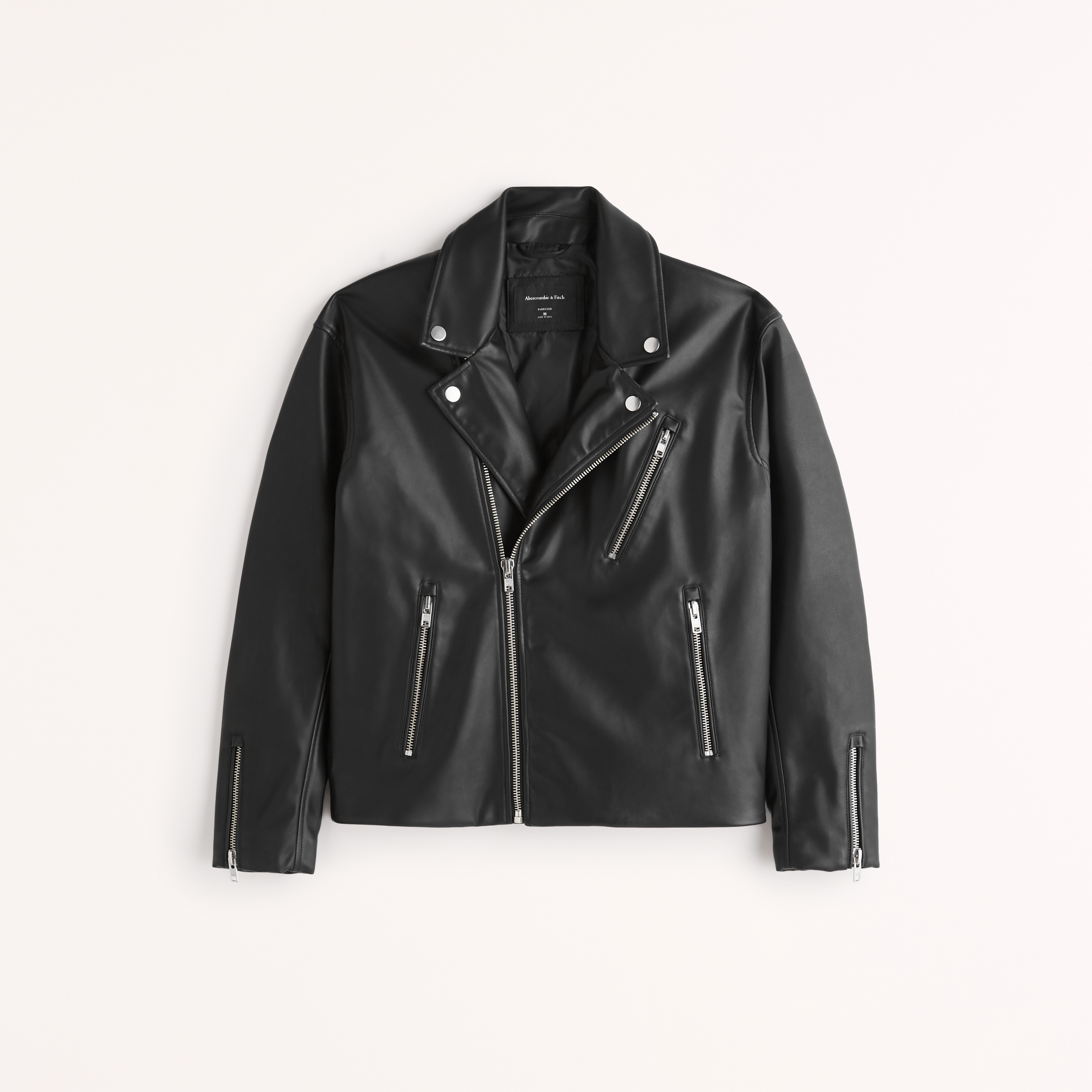 faux leather jacket men