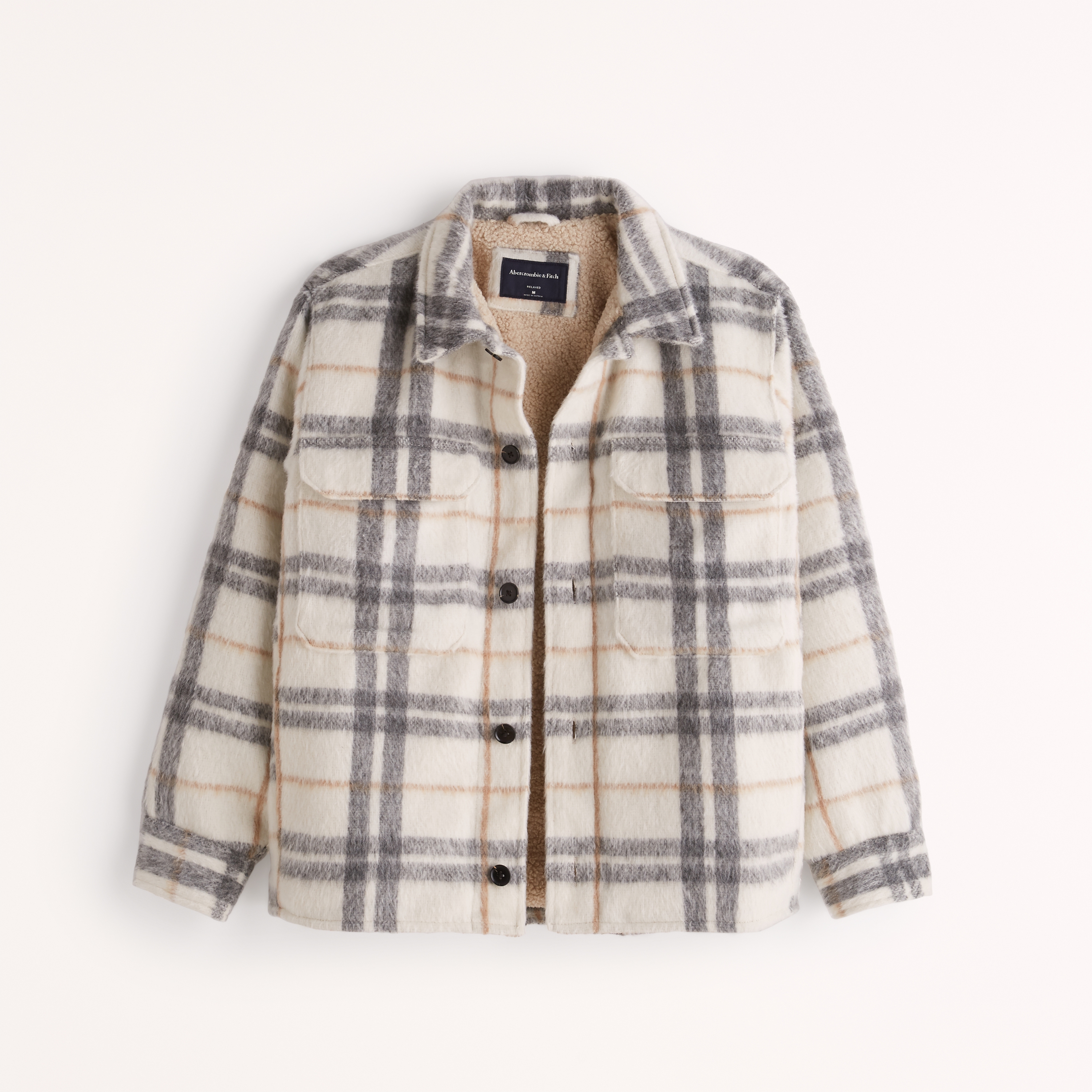 mens sherpa lined shirts