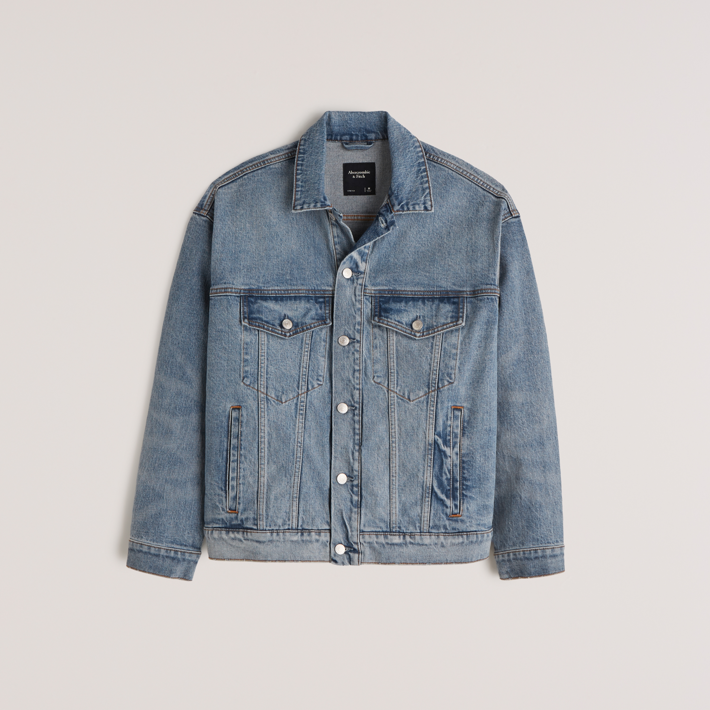abercrombie jean jacket with fur