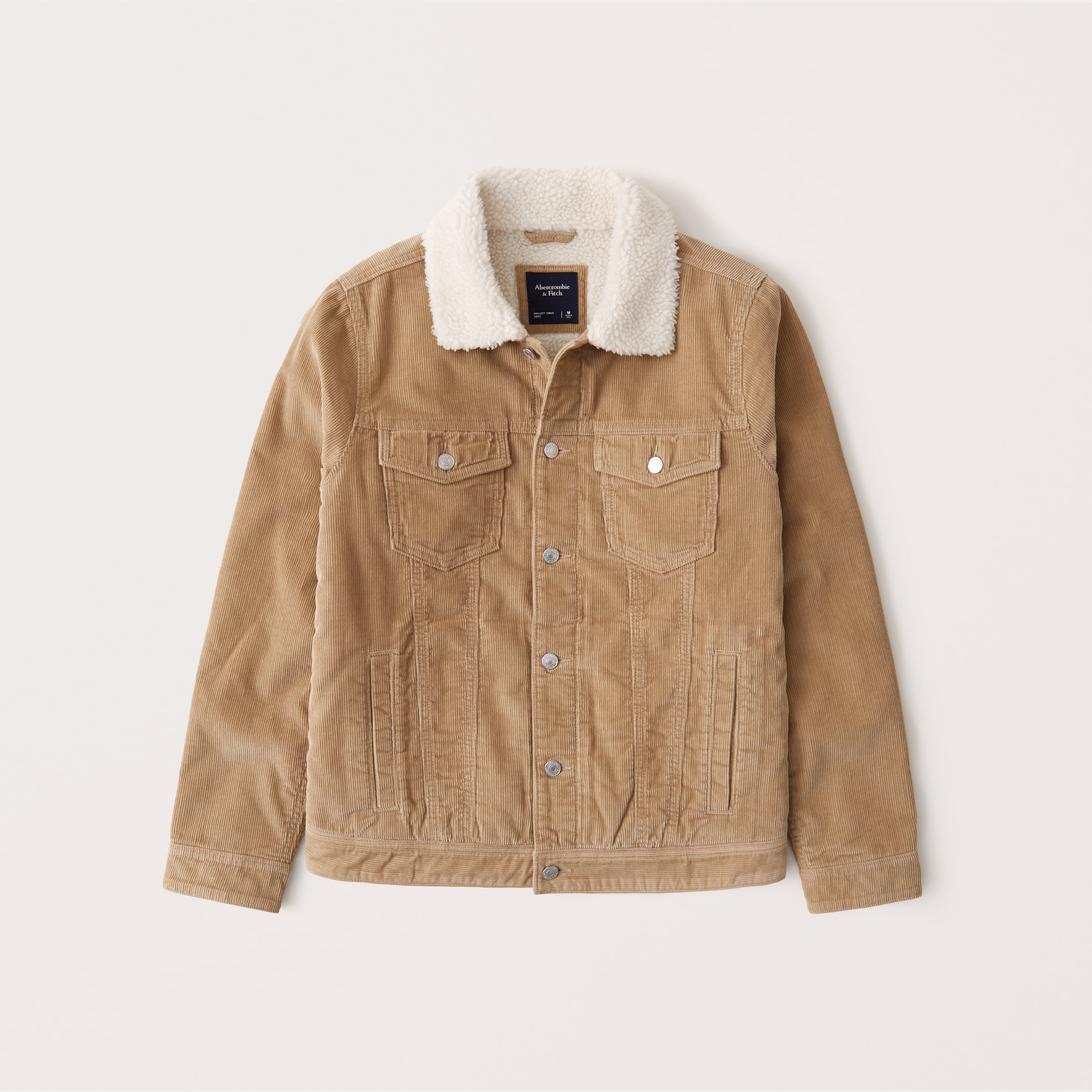 sherpa denim jacket abercrombie
