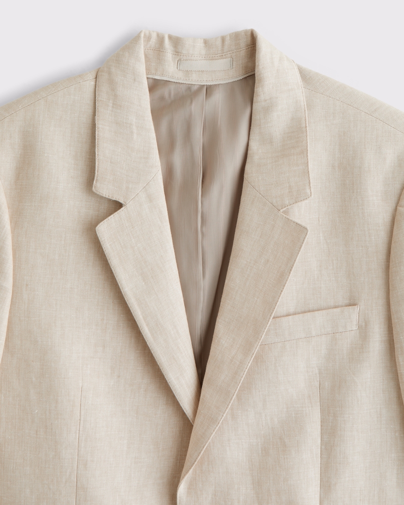 100% Linen A&F Collins Slim Blazer