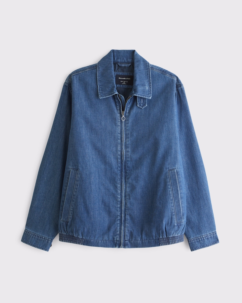 Denim Harrington Jacket - thumbnail 2