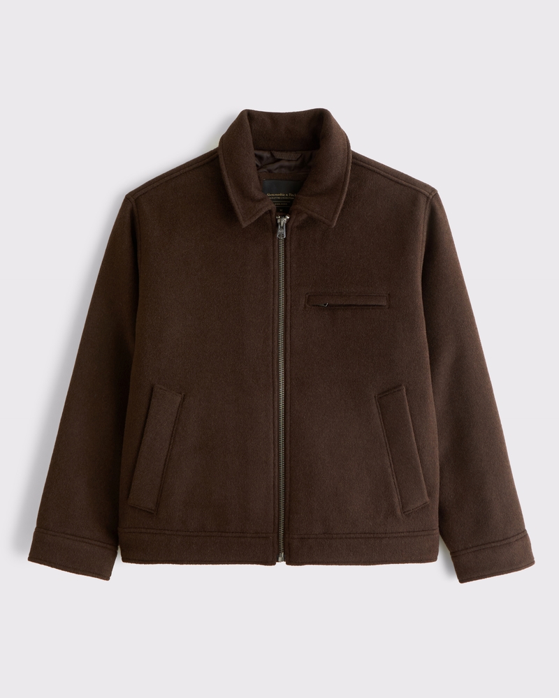 Wool-Blend Zip Jacket - thumbnail 6