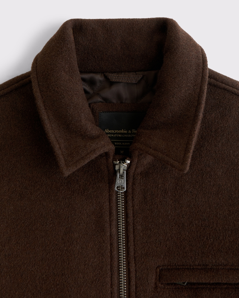 Wool-Blend Zip Jacket - thumbnail 5