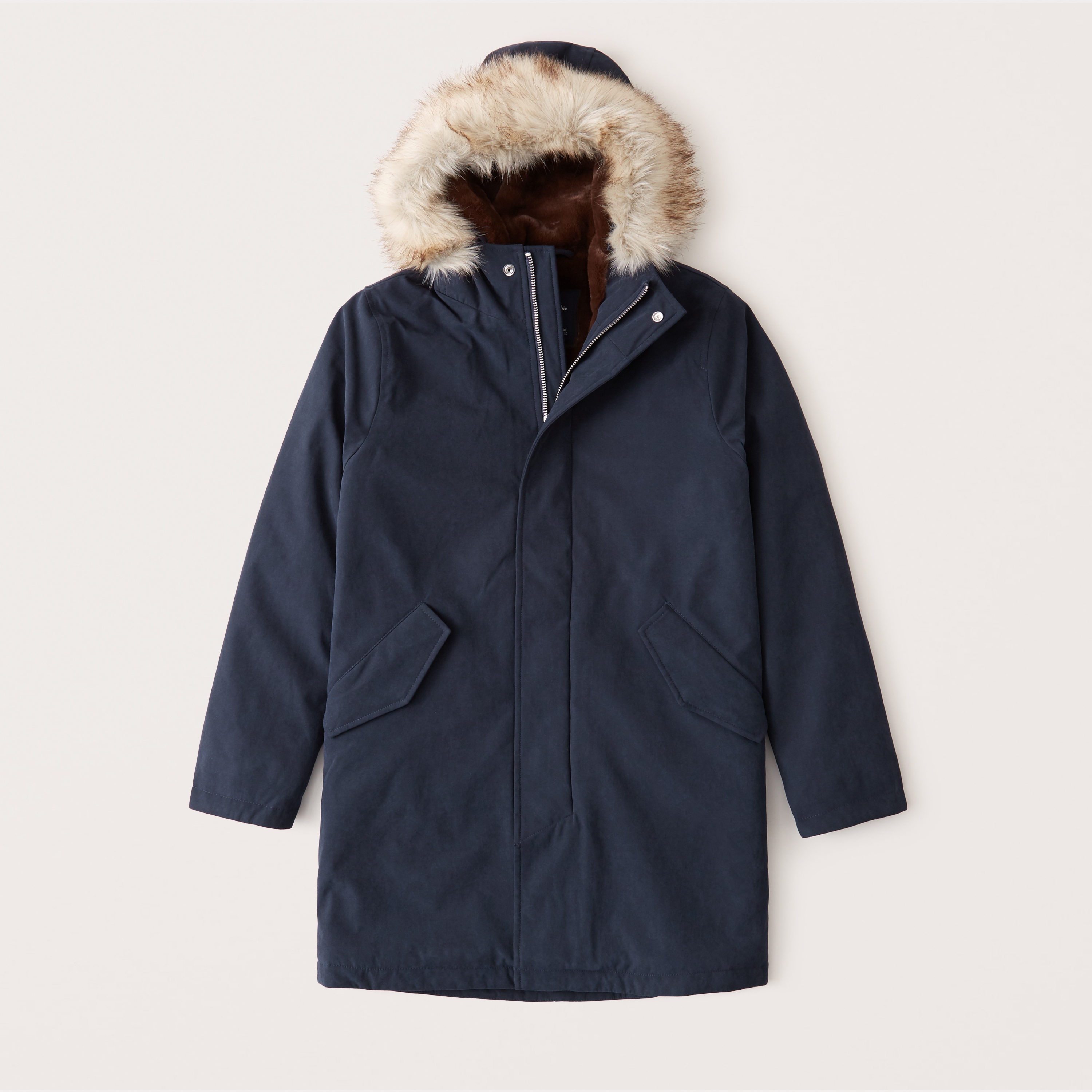 waterproof faux fur lined parka