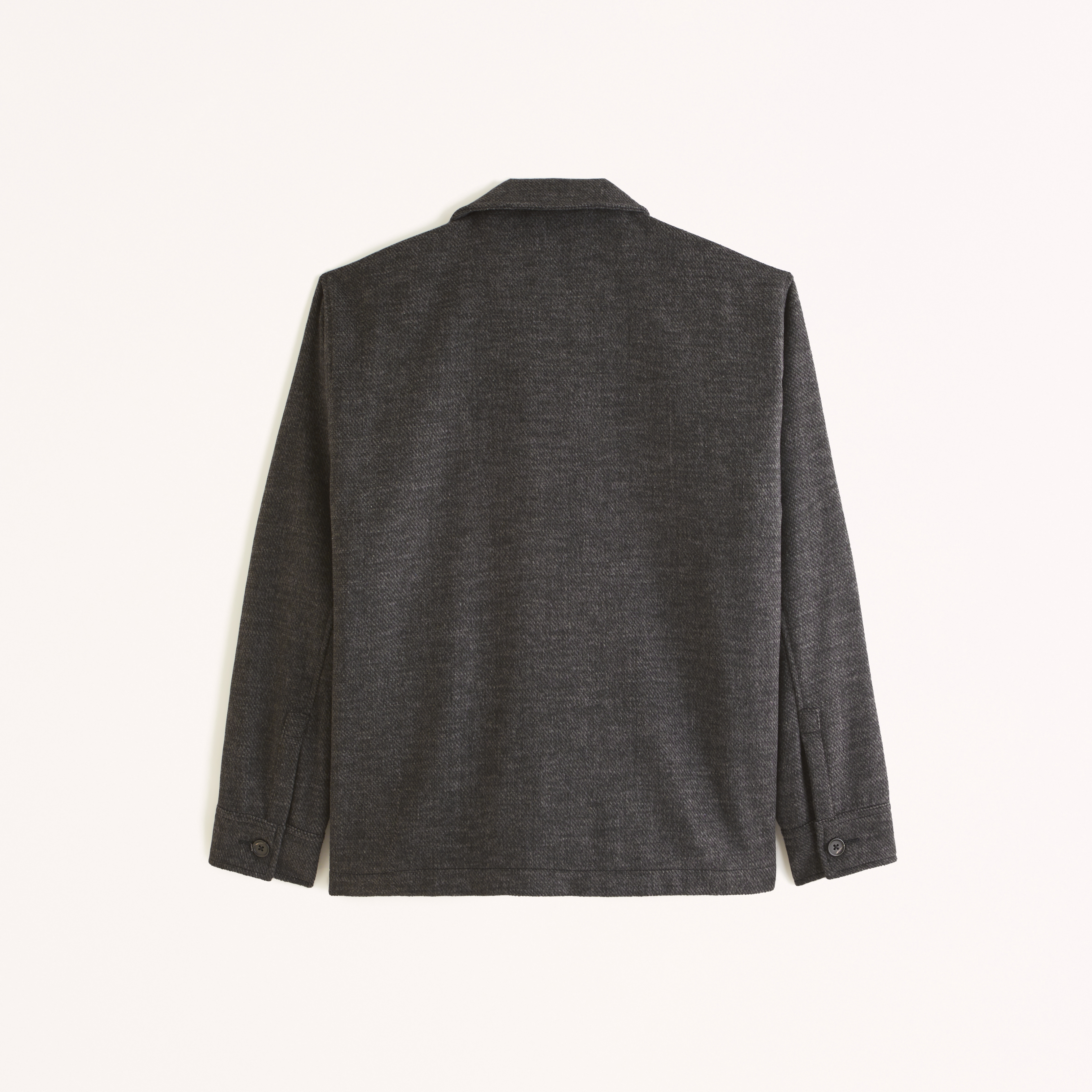 Men's Wool-Blend Zip Shirt Jacket | Men's Clearance | Abercrombie 