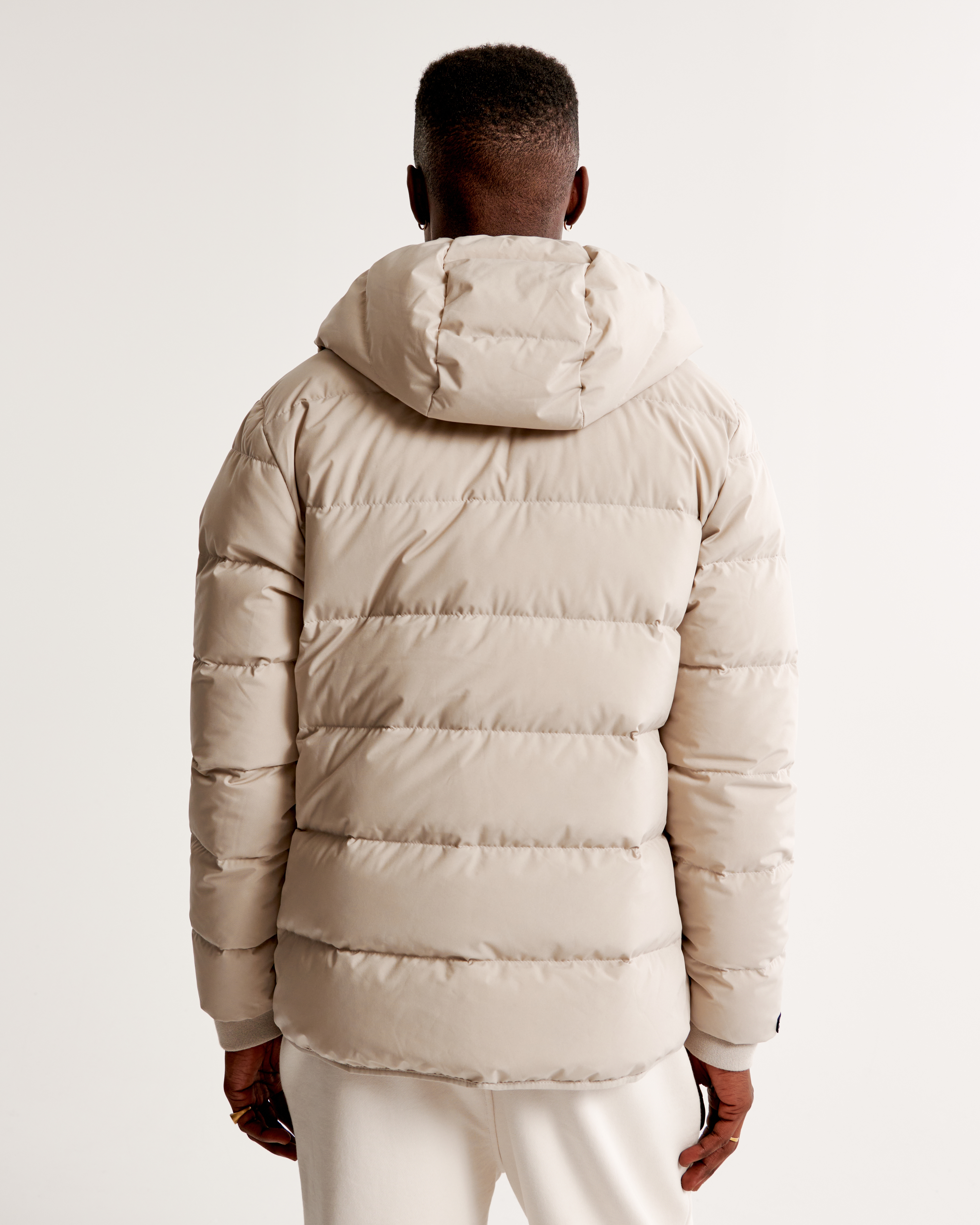 Lightweight puffer jacket on sale abercrombie