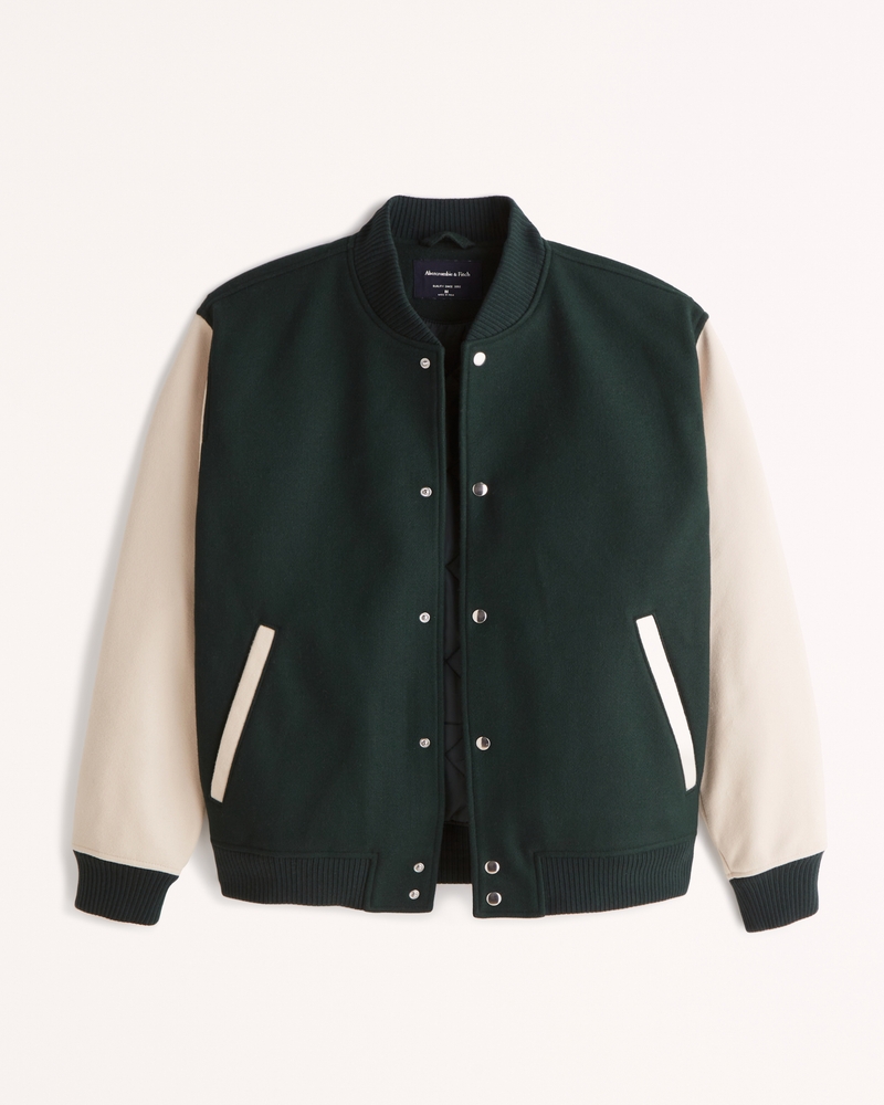 BACK TO SCHOOL NYLON VARSITY JACKET SMALL