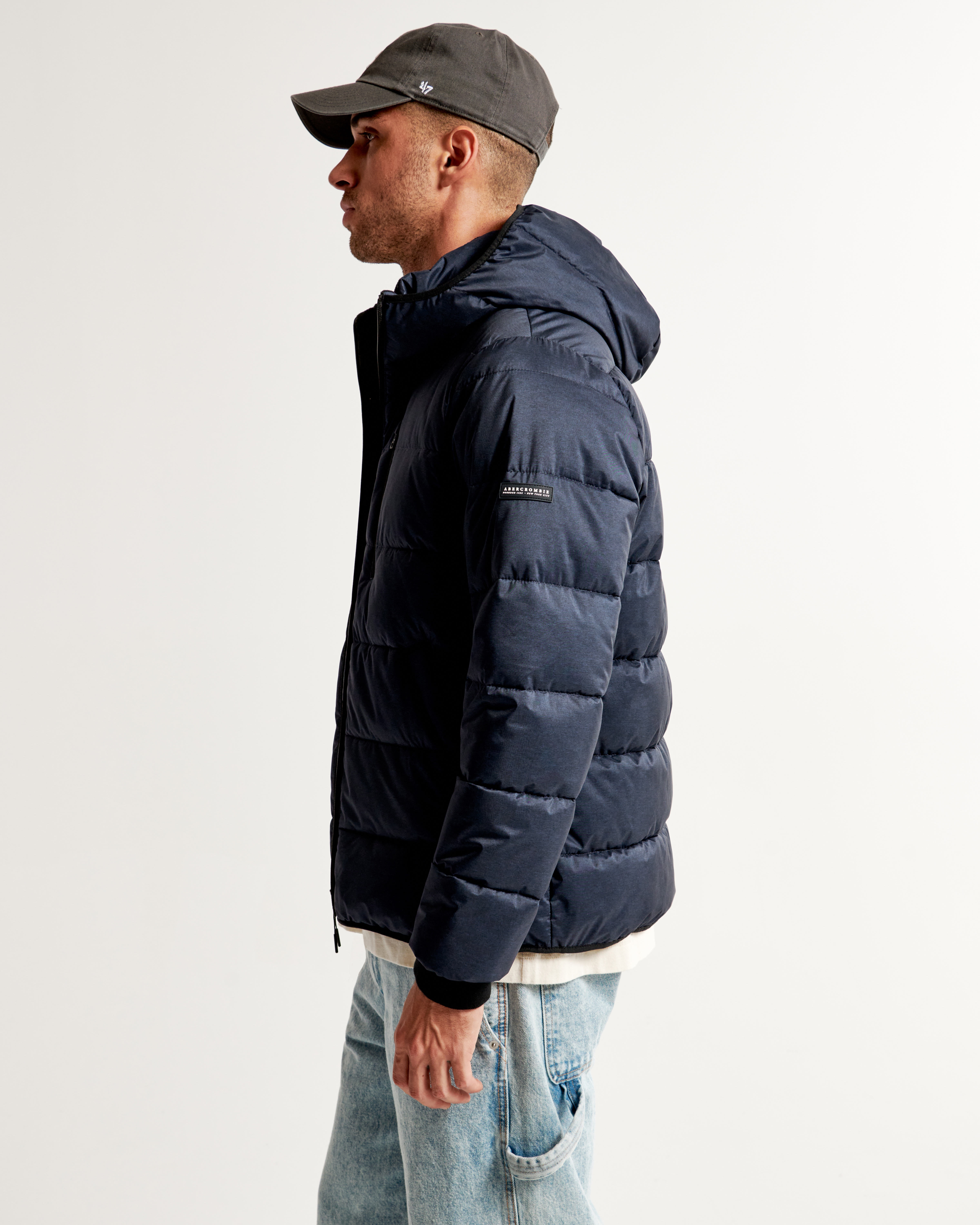 Abercrombie puffer store jacket mens