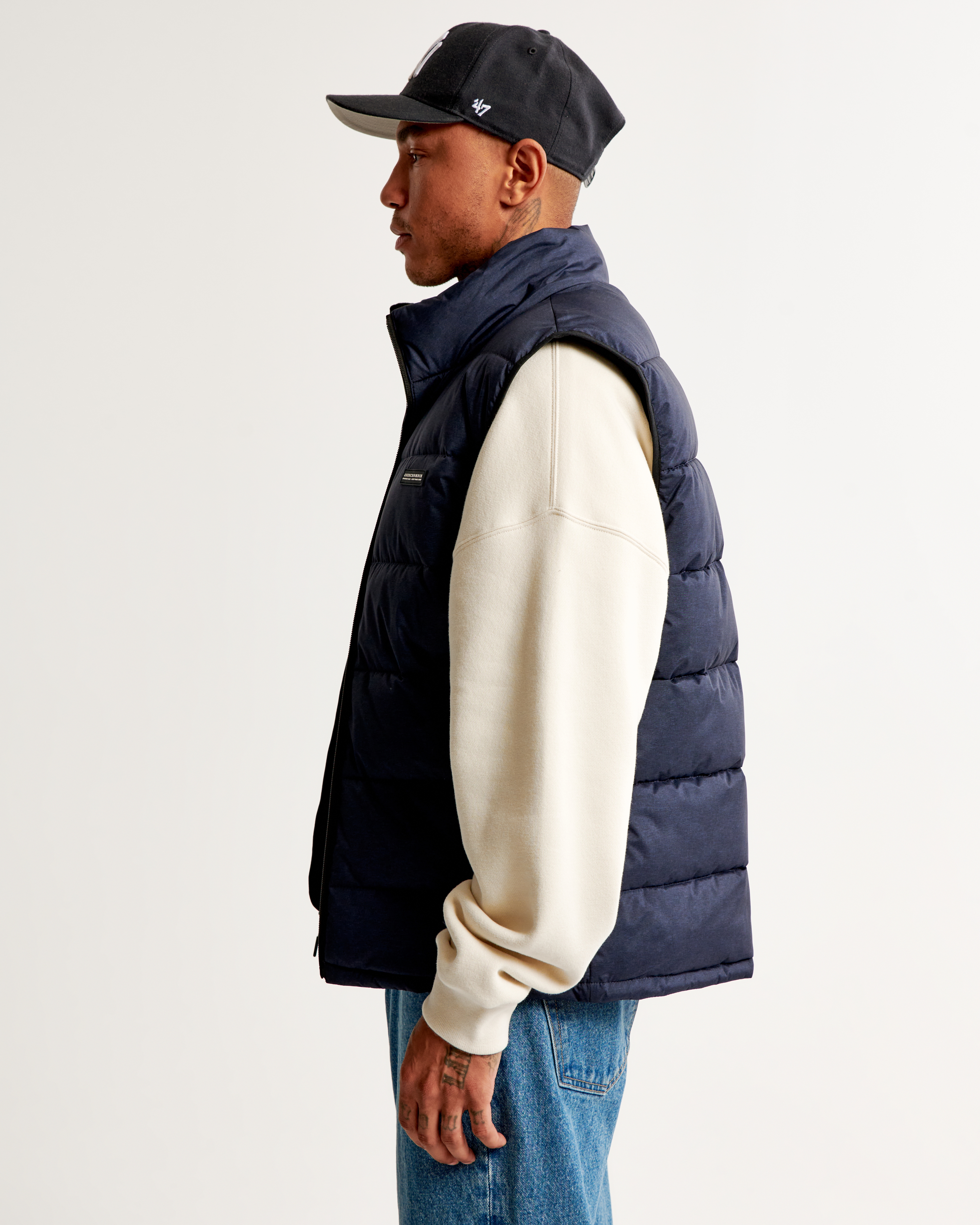 Lightweight shop puffer vest