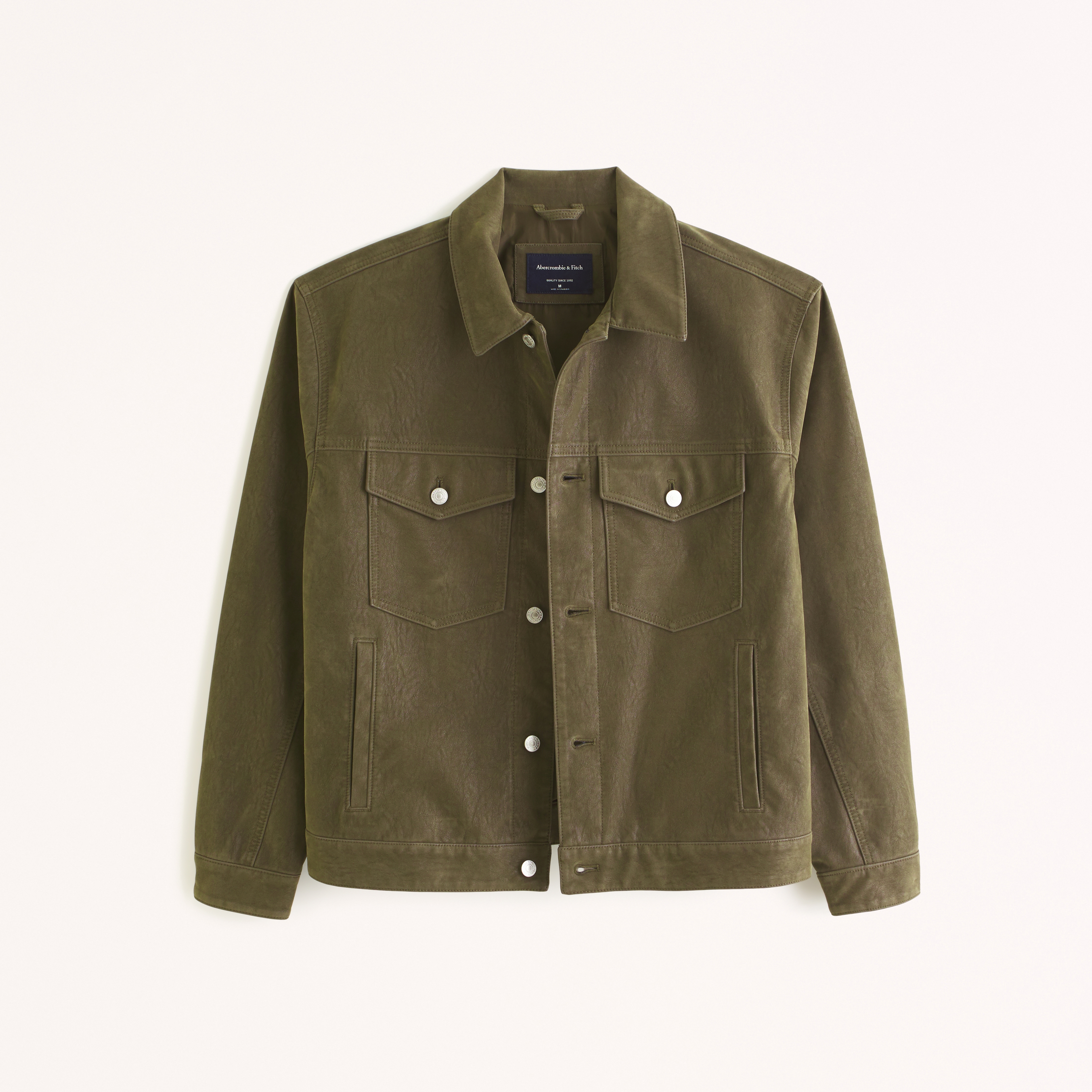 Abercrombie and fitch outlet khaki jacket