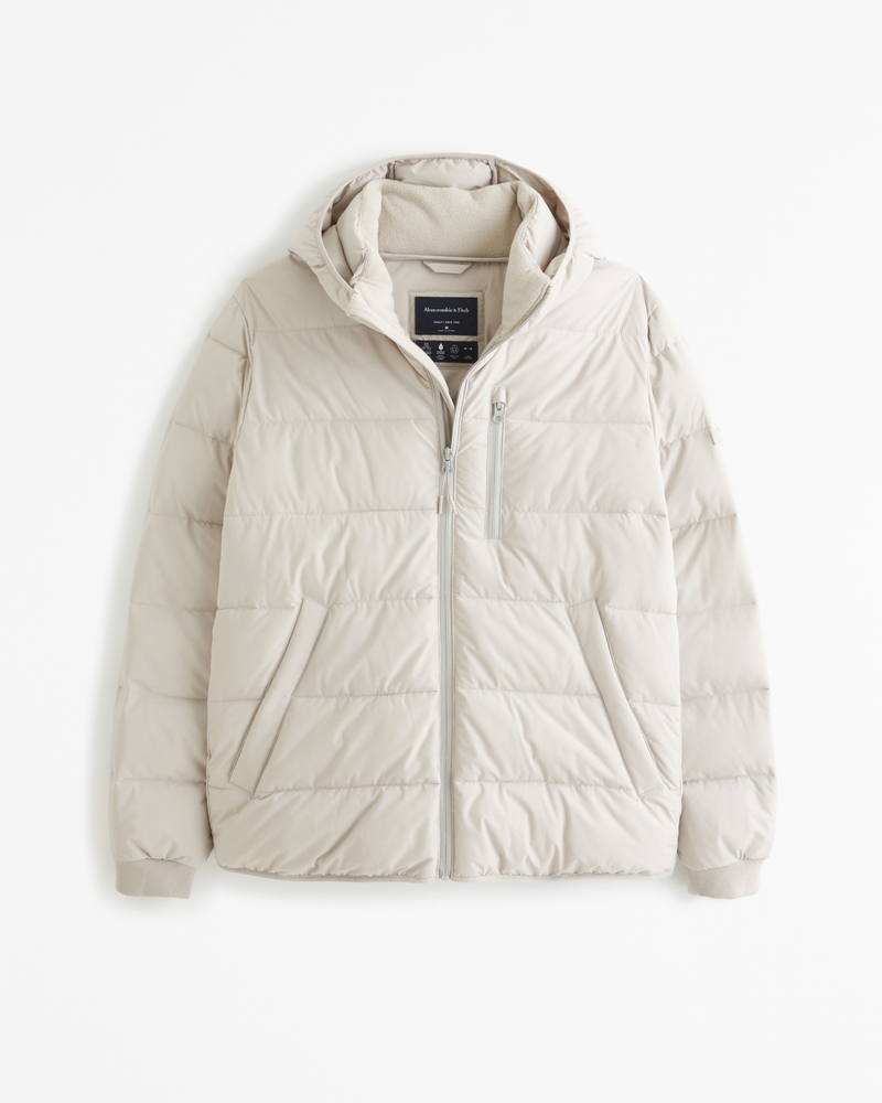 Hollister Men's The All Weather Collection White Jacket M
