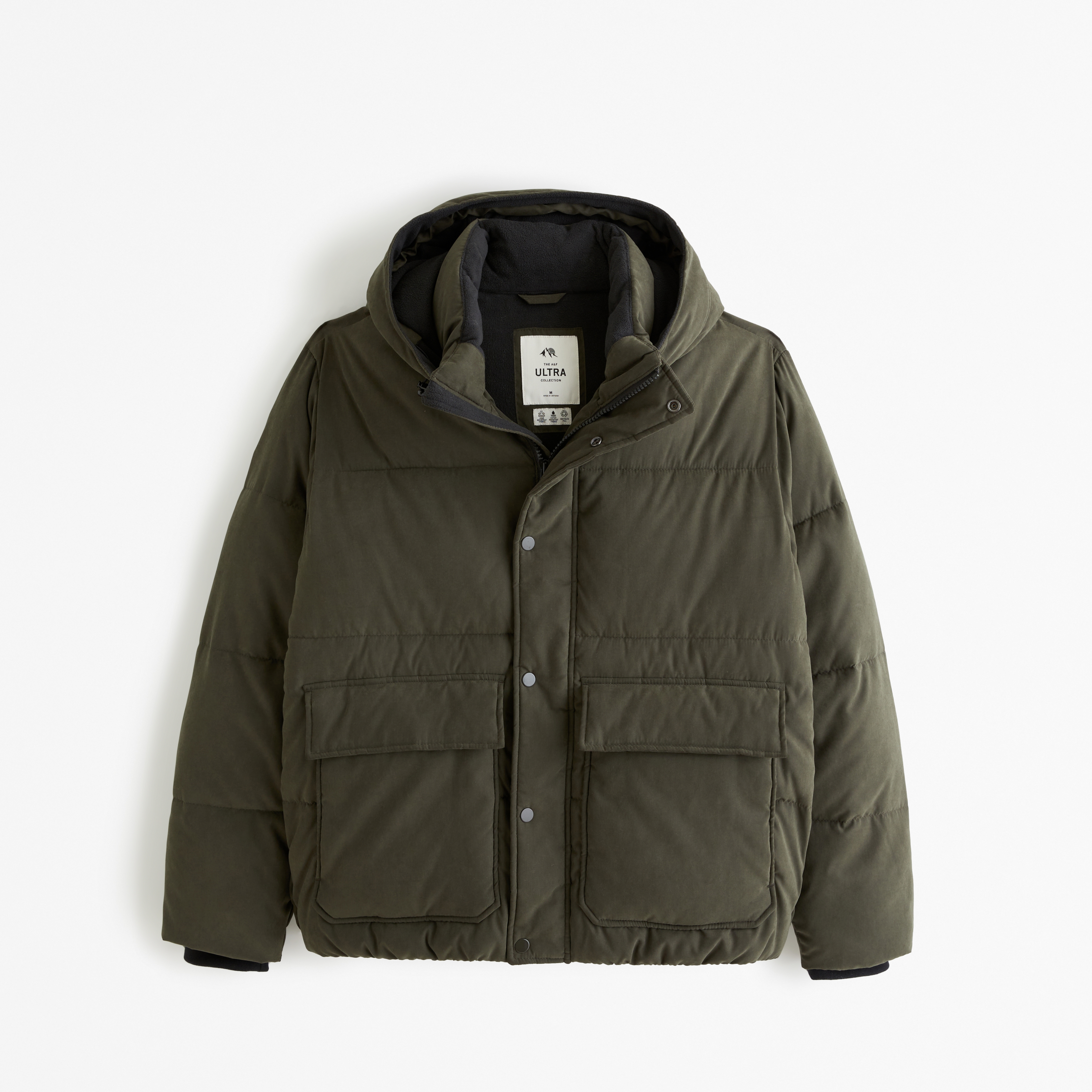 Men's hooded down online jacket clearance